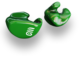 Aurica Music — индивидуальные мониторы, цвет корпуса — изумруд